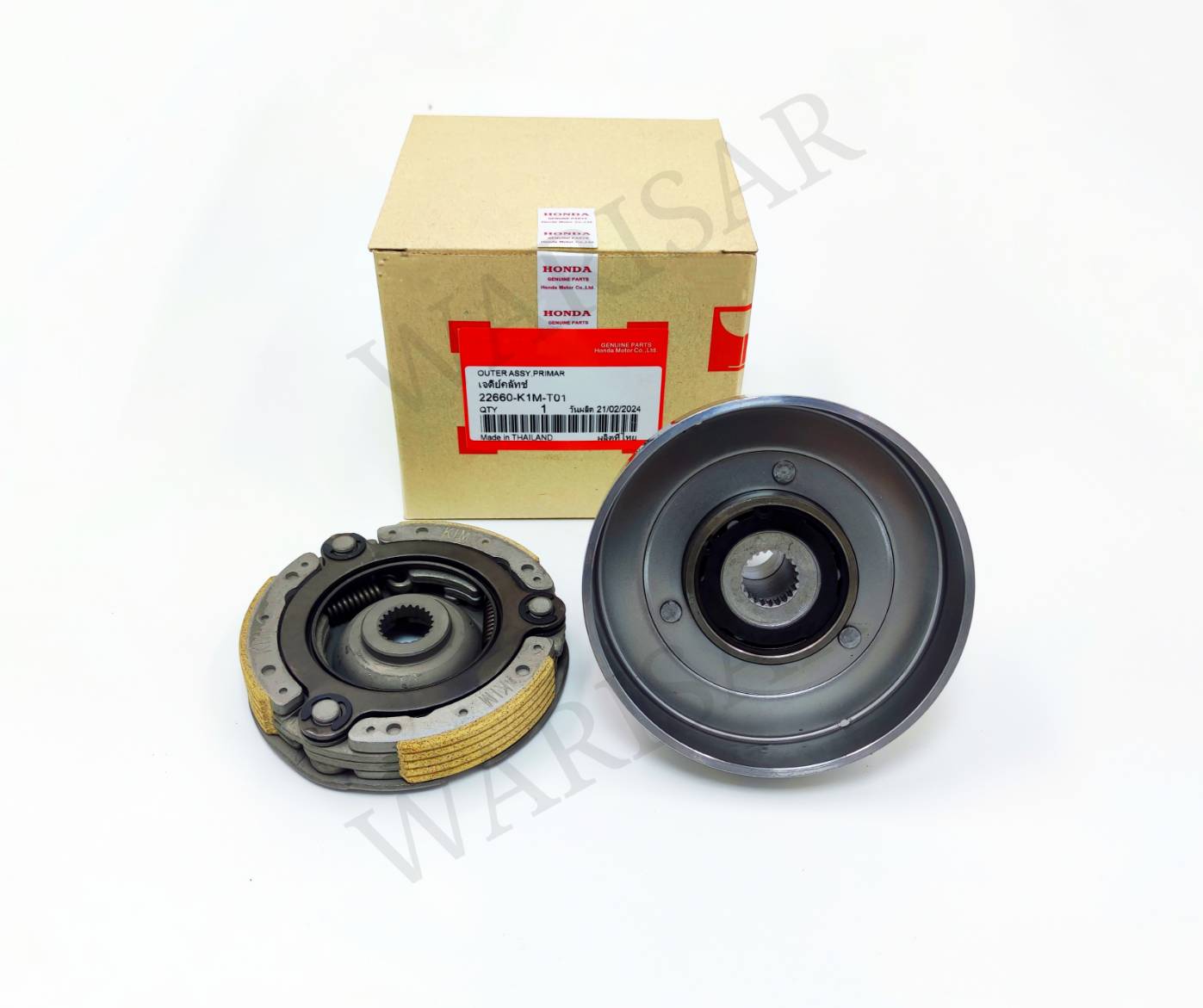 Wave110i เจดีย์คลัทช์ ชามครัช ครัชก้อน Front clutch set Wave125i 2023-2025 เวฟ110i Super-cup ปี2021-2025 22660-K1M