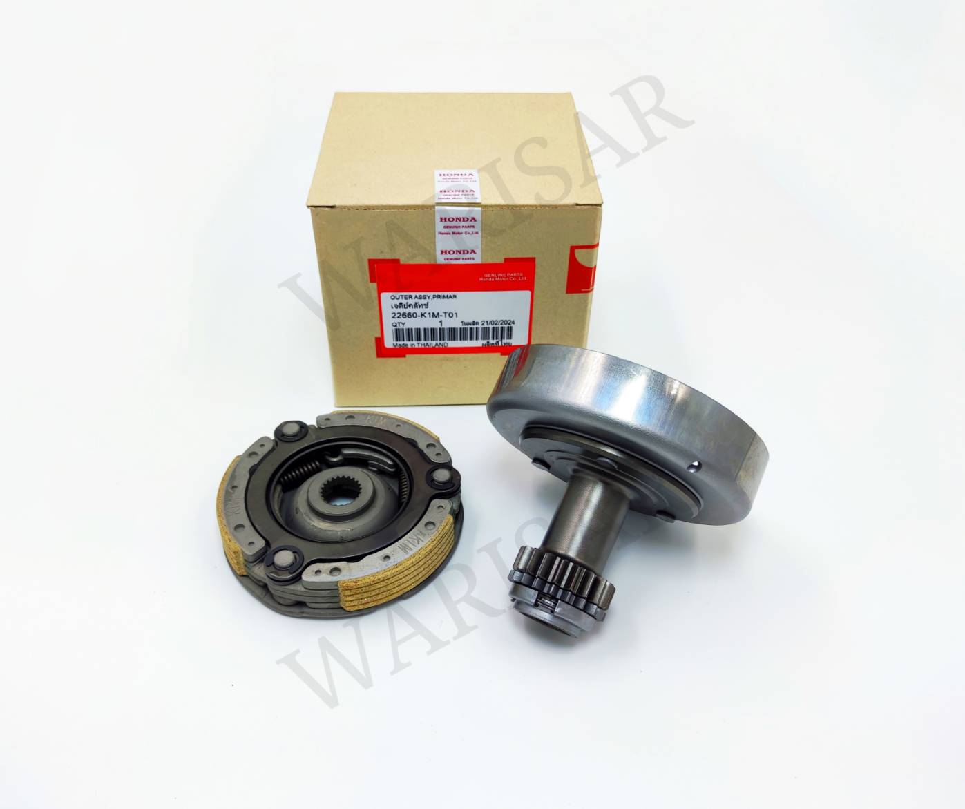 Wave110i เจดีย์คลัทช์ ชามครัช ครัชก้อน Front clutch set Wave125i 2023-2025 เวฟ110i Super-cup ปี2021-2025 22660-K1M
