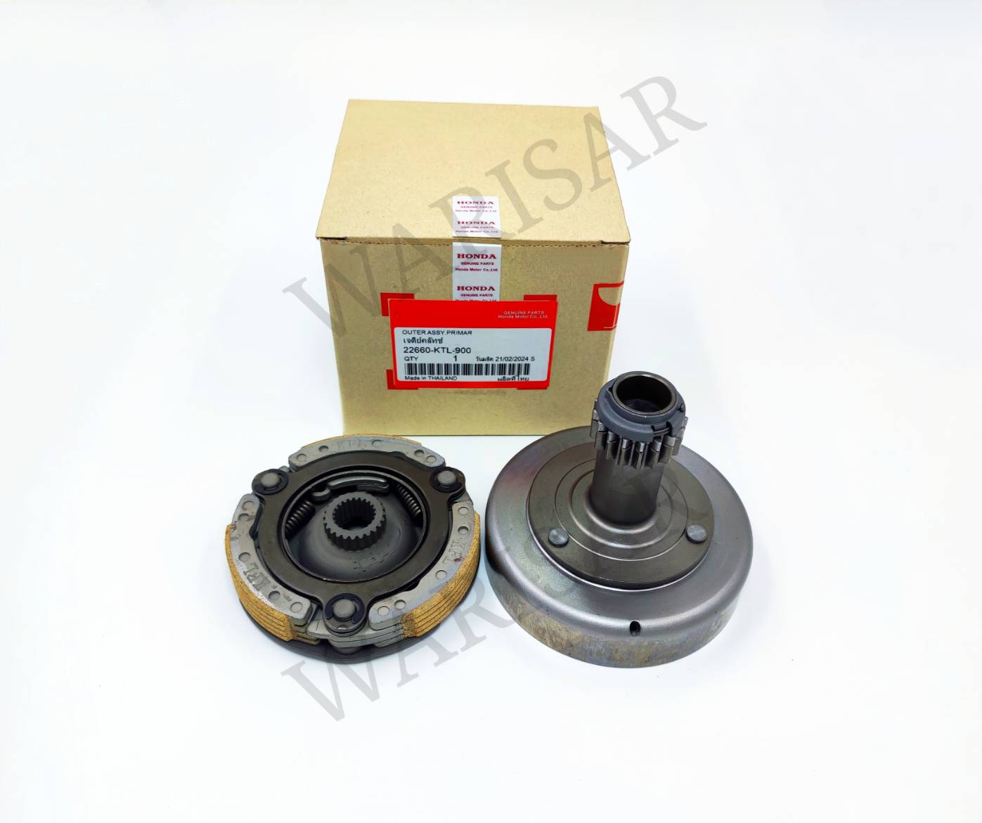 Wave100 ชุดคลัทช์ ชามครัช เจดีย์คลัทช์ Front clutch set เวฟ100ยูบ๊อก Dream99 เวฟ100x 22660-KTL