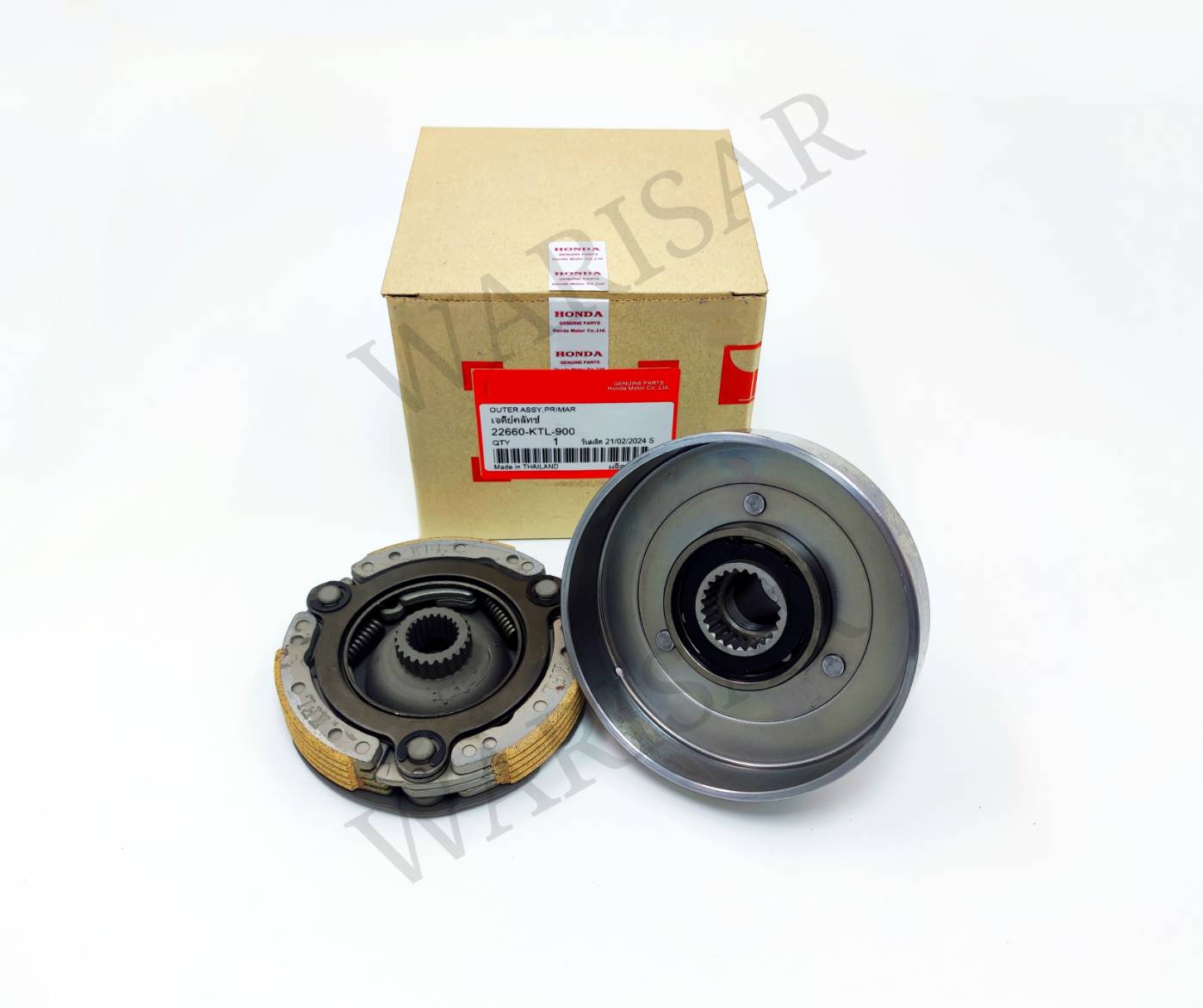 Wave100 ชุดคลัทช์ ชามครัช เจดีย์คลัทช์ Front clutch set เวฟ100ยูบ๊อก Dream99 เวฟ100x 22660-KTL