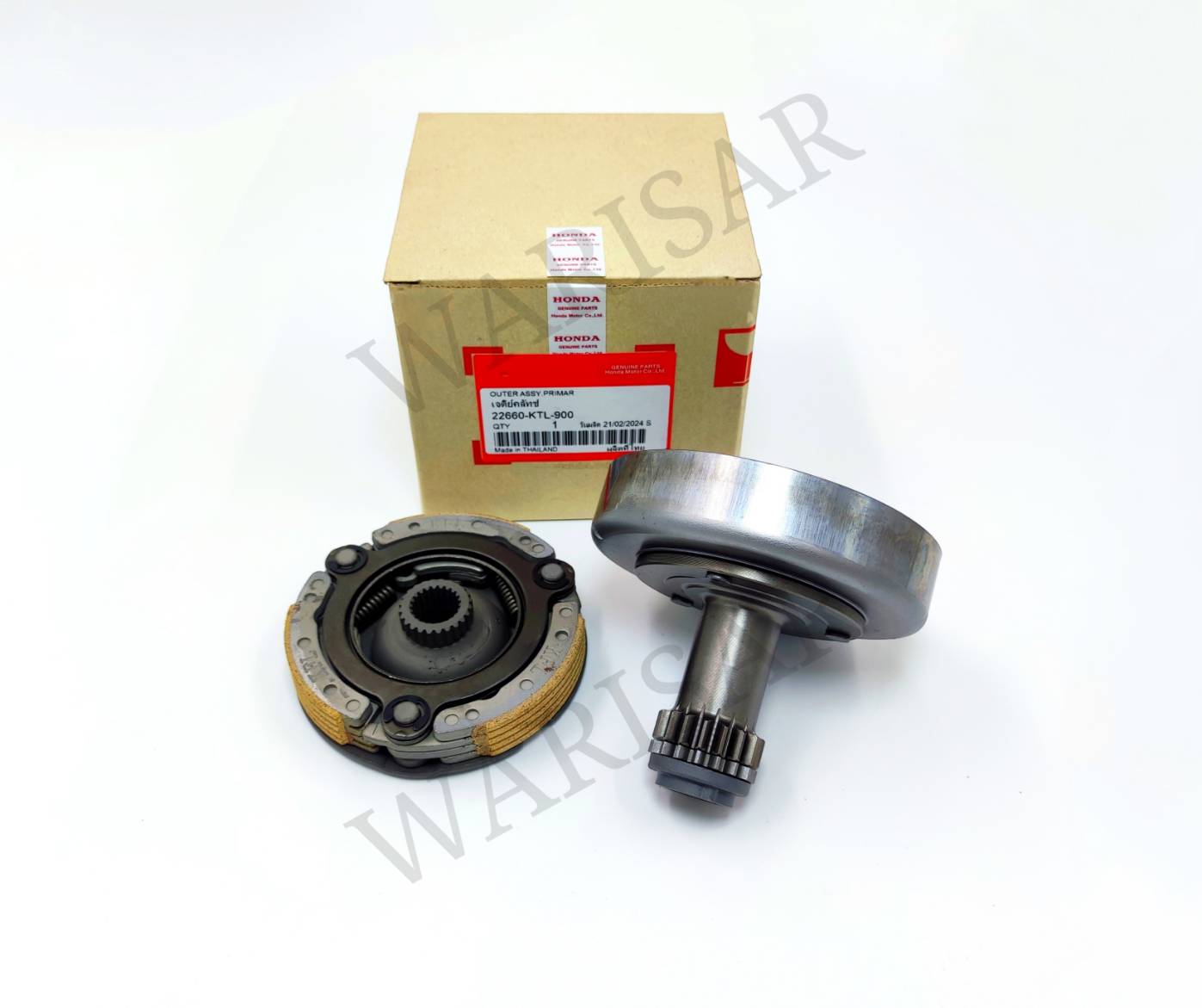 Wave100 ชุดคลัทช์ ชามครัช เจดีย์คลัทช์ Front clutch set เวฟ100ยูบ๊อก Dream99 เวฟ100x 22660-KTL