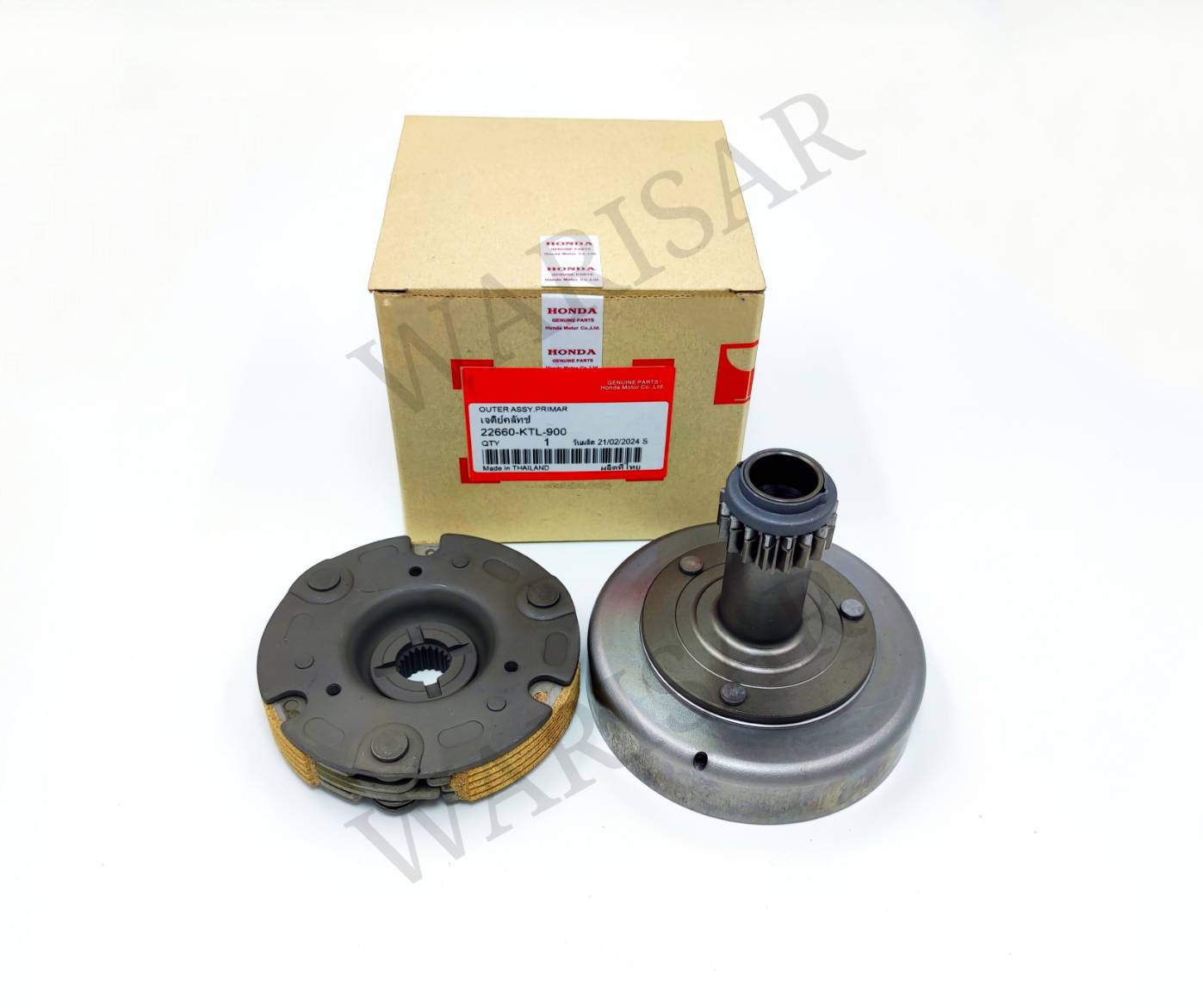 Wave100 ชุดคลัทช์ ชามครัช เจดีย์คลัทช์ Front clutch set เวฟ100ยูบ๊อก Dream99 เวฟ100x 22660-KTL